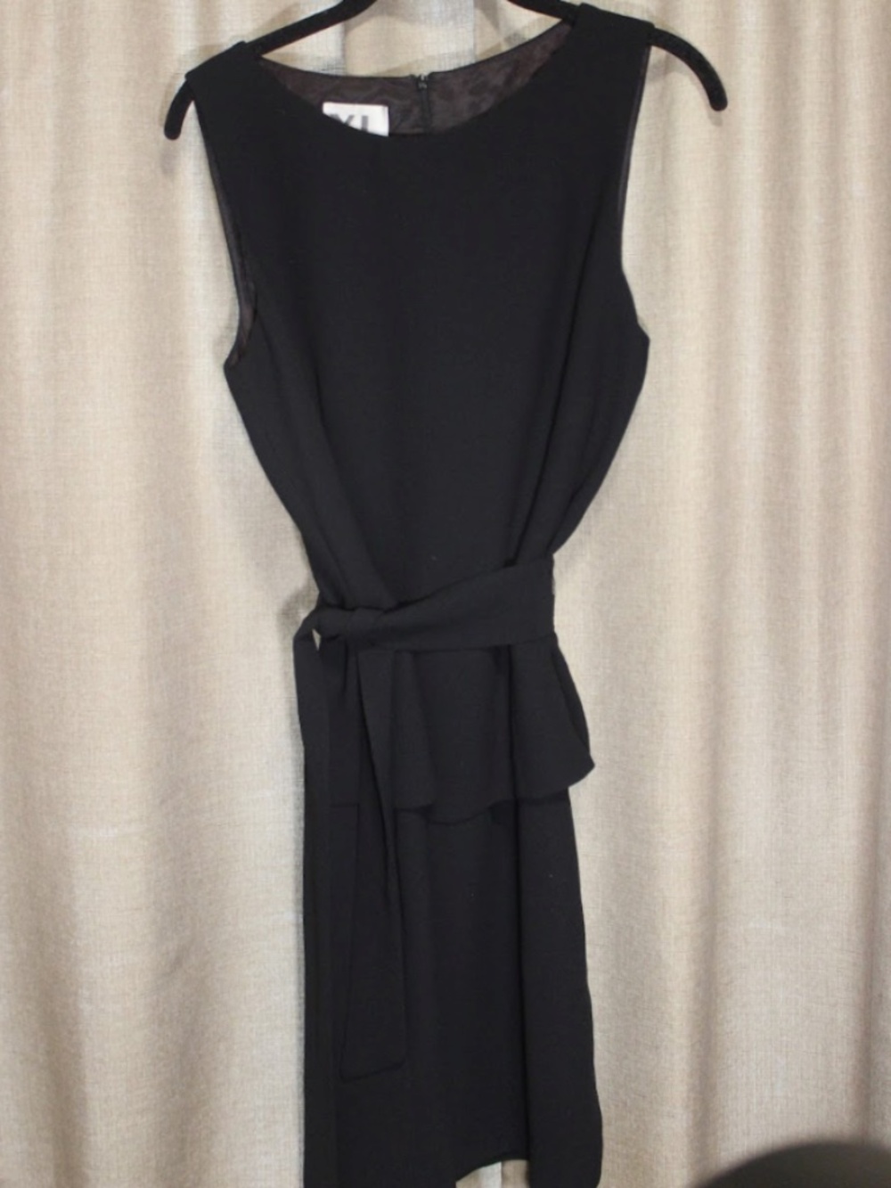 Vintage YL Formal Black Dress